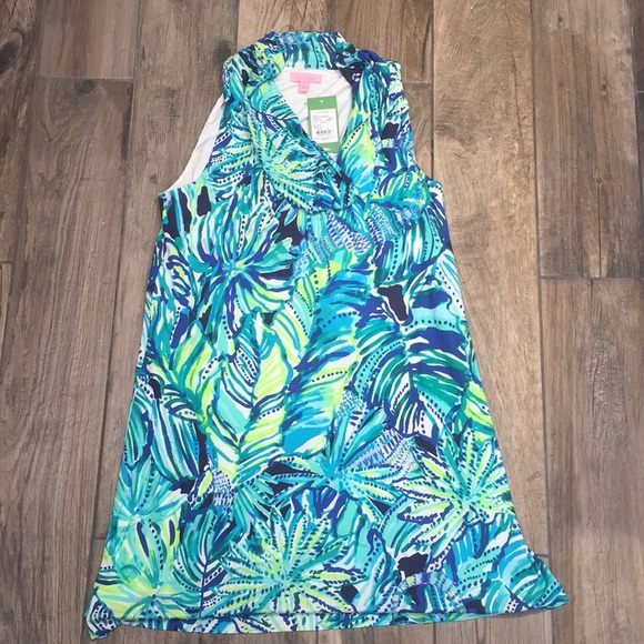 Favorite Lilly Pulitzer ❤️ Lyza Silk Dress Navy - Picture 6 of 8